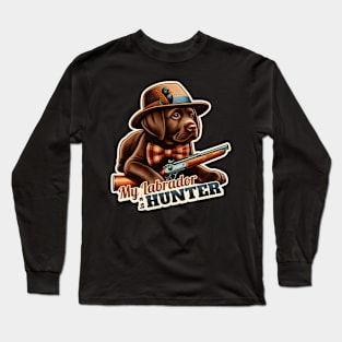 Hunter Labrador Retriever Long Sleeve T-Shirt